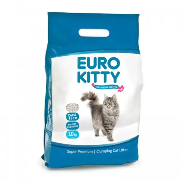 EURO KITTY חול מתגבש - חול לחתולים