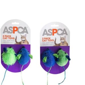 ASPCA זוג עכברי בד עם קטניפ