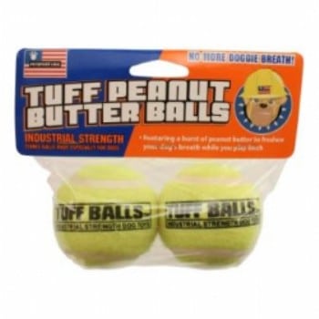 2 כדורי טניס קטנים בטעם חמאת בוטנים Tuff Mint Balls