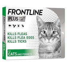 פרונטליין 3 אמפולות נגד פרעושים וקרציות לחתול
