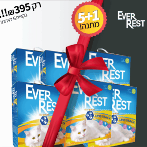 EVEREST חול מתגבש איכותי לחתולים לס סטרק, 10 ליטר