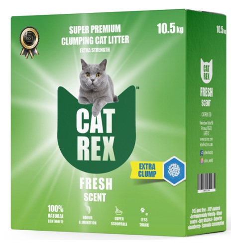 CAT REX חול מתגבש - חול לחתולים